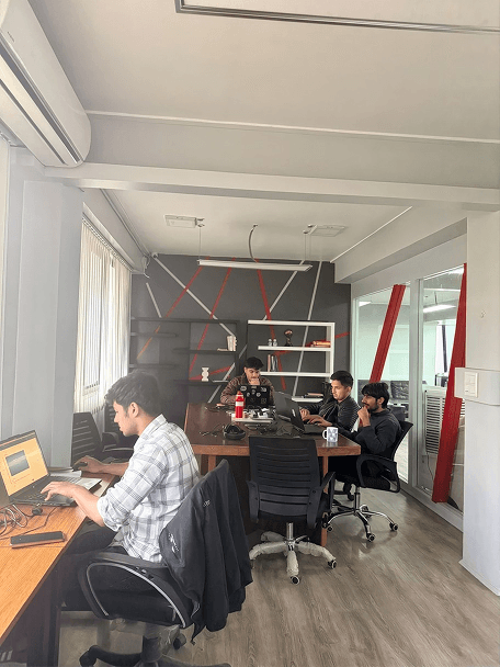 Team at work